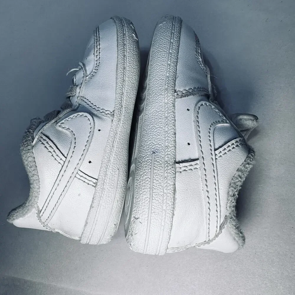Nike Air Force 1 Triple White Baby Size 4c Sneakers Tennis Shoes